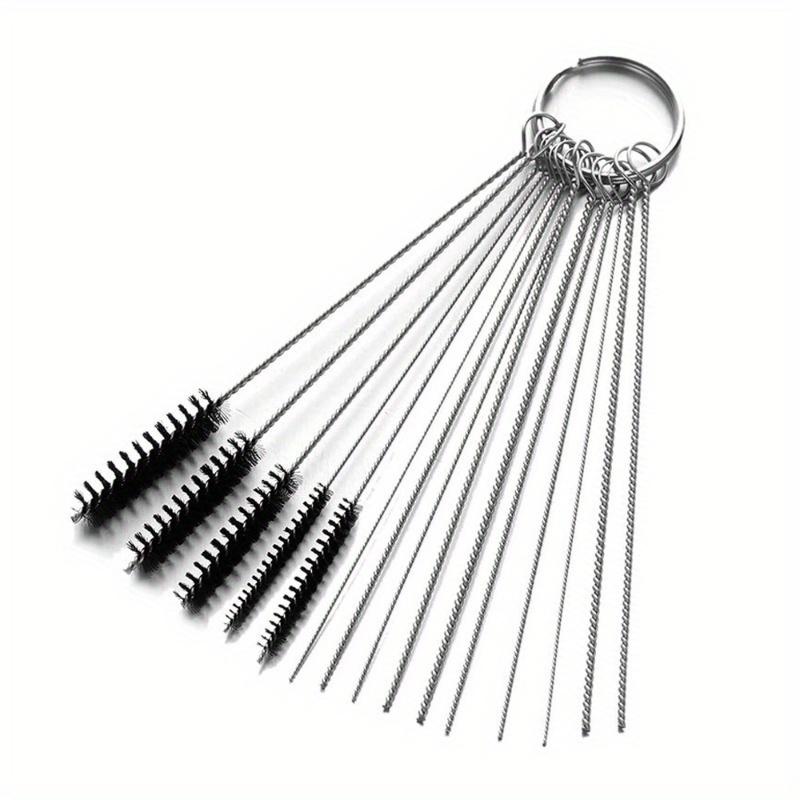 Carburetor Carbon Dirt Jet Remove Cleaning Needles Brushes Cleaner Tools for Automobile Motorcycle Welder Carb Chainsaw