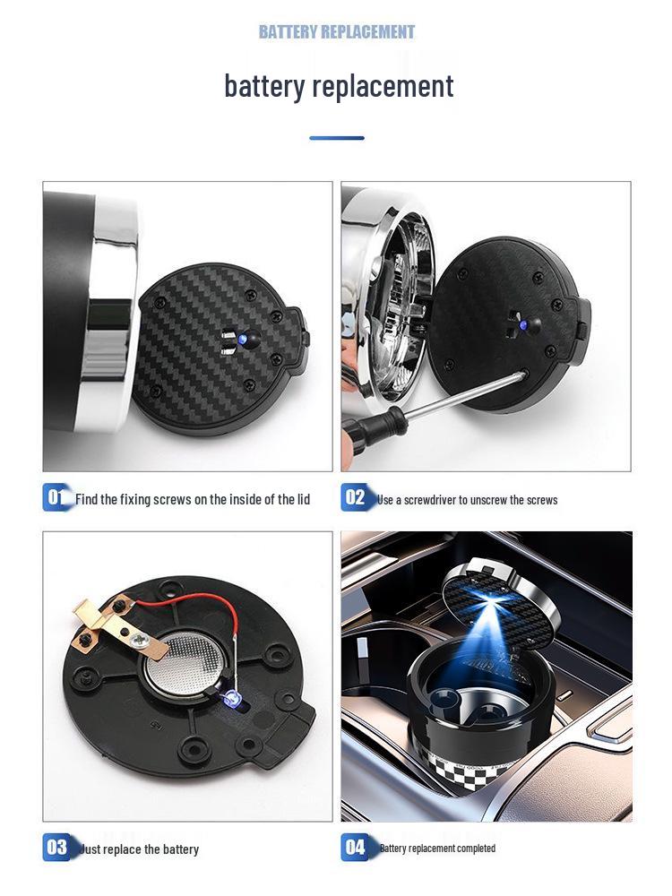 BMW MINI Cooper Countryman Lid-Fitted Car Ashtray