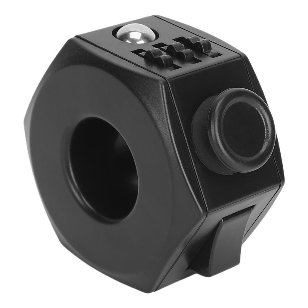 Rotating Decompression Ring Toy 360 Degreen Kmob Finger Button Roller Fingertip Stress Reduction Ring Toy Black