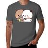 BuBu sharing her iced coffee with DuDu Bear T-Shirt shirts graphic anime clothes T-shirts man mens designer t shirt