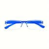 6pcs Reading Glasses Ultra-Light HD Reading Glasses for Men & Women - Stylish Square Frame Portable Design Adjustable