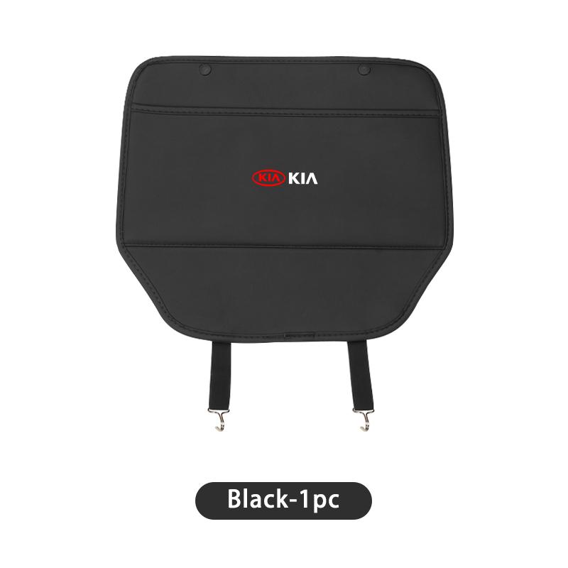 Car Logo Seat Back Protection Mat Prevent Anti Kick Pad Auto Accessories For KIA Cerato Soul Venga Forte Spectra Sedona Niro