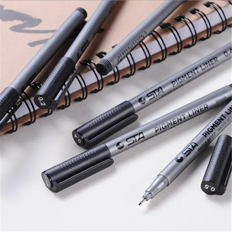 Xiaomi Waterproof Needle Pen for Art Black Hand-Drawn Hook Stroke Sketch Artist Sketching Tool Art Marker