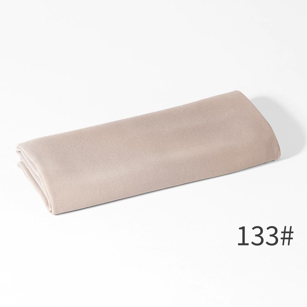 - New Monochrome Pearl Chiffon Bubble Towel Women'S Scarf Long Scarf Windproof And Sand-Proof Four-Season Scarf