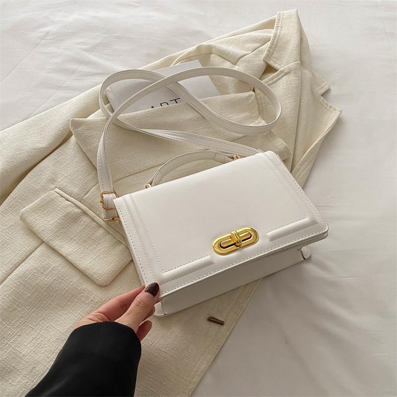 Chic 2023 Fashion Handbag For Women Stylish Summer Pu Leather Shoulder Bag Trendy Black Purse