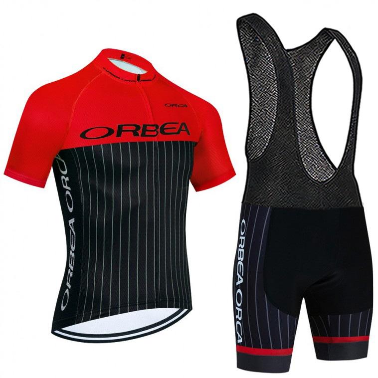 Cycling Short-sleeved Suit Men's Summer Road Cycling Suit Breathable and Quick-drying Mountain Overalls Cycling Pants Top