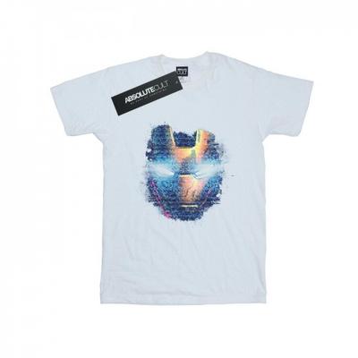 Camiseta masculina Vingadores Homem de Ferro com cabeça angustiada