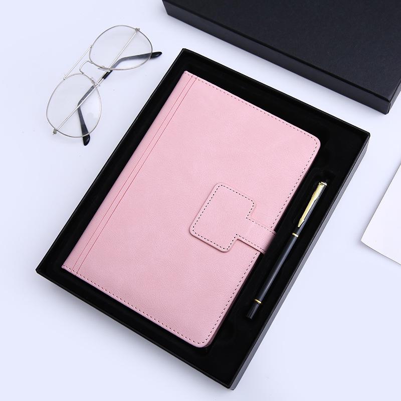 A5 Colorful Snap Button Notebook - Student & Office Notepad with Logo Customization