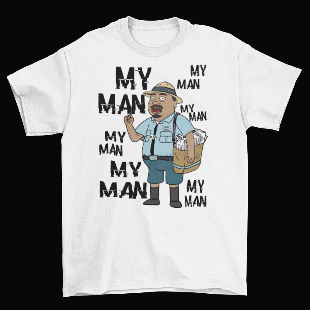 Mon facteur T-shirt Adulte Drôle Coton Unisexe Dessin animé Taille Neuf