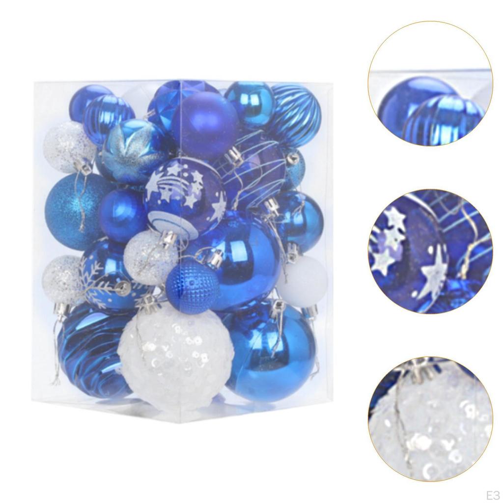 36 Piece Set for Christmas Tree Decoration, Hanging Balls Festivities