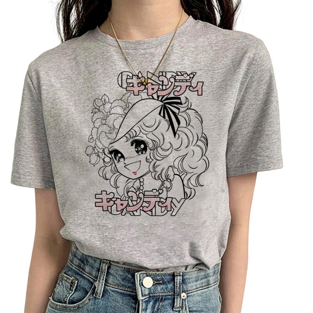 Candy Candy tshirts Women comic designer harajuku top girl comic funny designer clothes