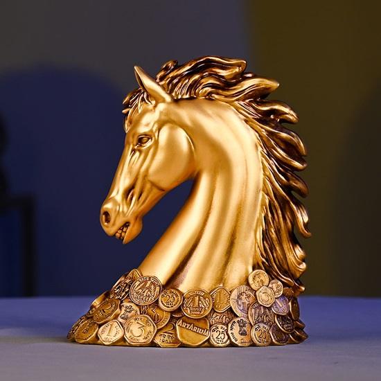 

10,16 см Новая монета Голова лошади Уникальная монета для любителей конного спорта, Идеальный подарок Монета с лошадью для демонстрации, украшения или особых случаев