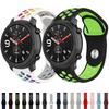 20 22mm Two-color Silicone Strap for Amazfit GTR 4-3-2 47mm/GTS 4 3 mini/Active 2 Bracelet for Amazfit Balance 2 1/Bip 6 5 Band
