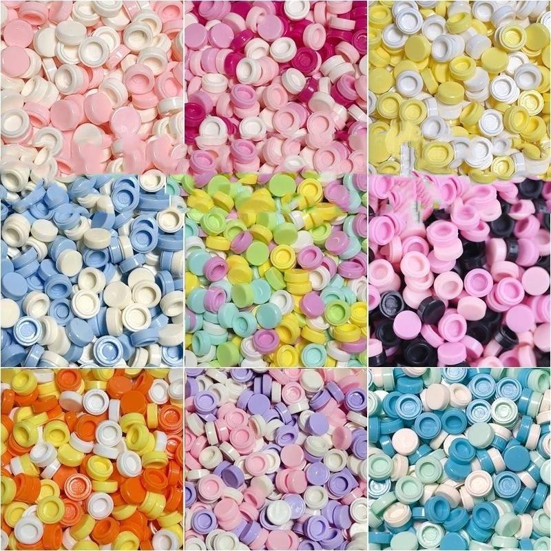 Round Brick Fillers, Multicolored Mini Particles For Handmade Crunch Balls, Squeeze Balls And Shaker Charm Diy Crafts