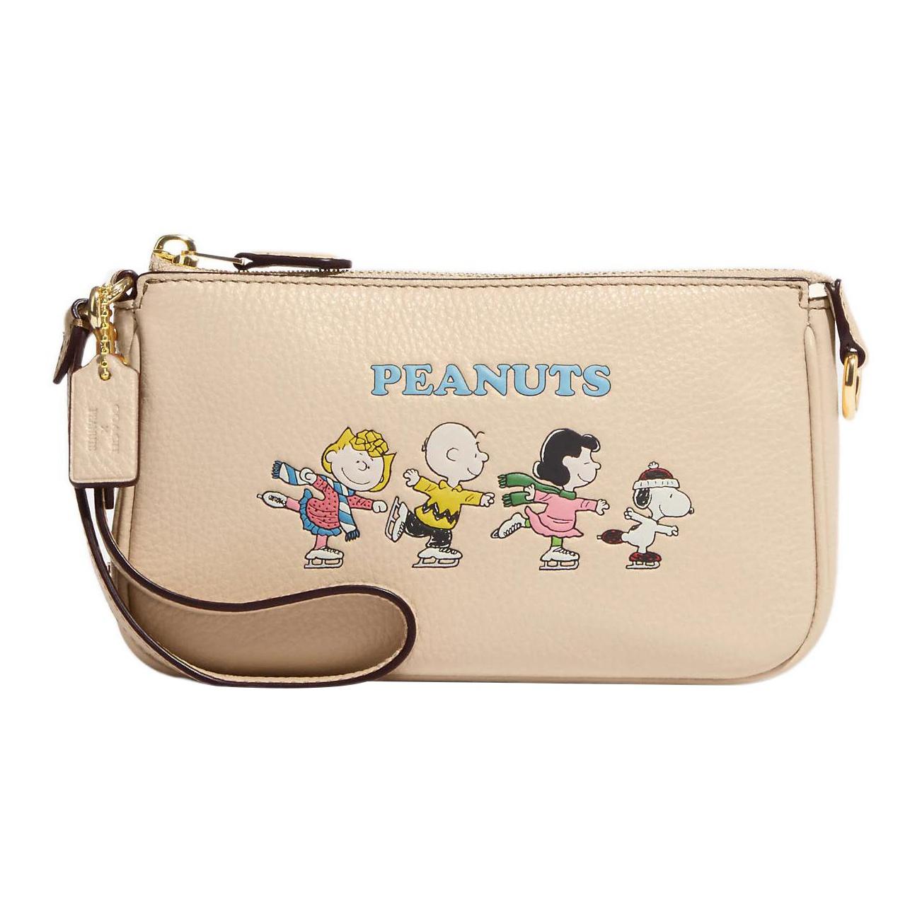 

Coach X Snoopy X Peanuts Nolita 19 Zipper Closure Snoopy And Friends Print Pebble Leather Tote Shoulder Bag Women Handbags Nude CE858-IMOQY Basic Set (Bag+Dust Bag)