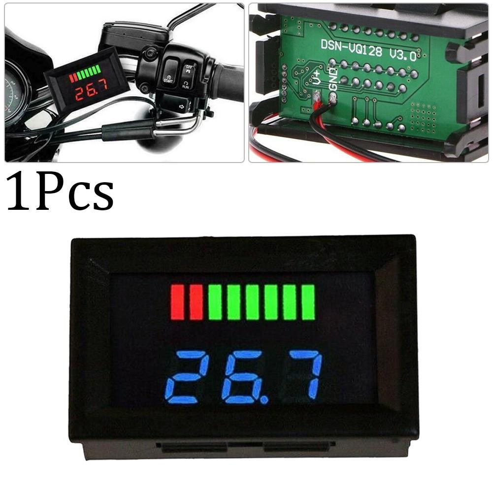 

Battery Level Indicator and Voltage Display for Marine Motorcycle 12V72V синій