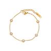Elegant Zircon Necklace and Bracelet Set for Women – Versatile, Fashionable, and Exquisite
