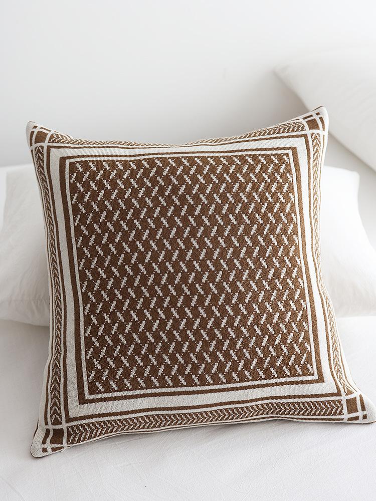 Nordic Blankets for Sofa Knitted Weave Throw Blanket Bed End Cover Office Air Conditioning Room Thickened Office Nap Blankets