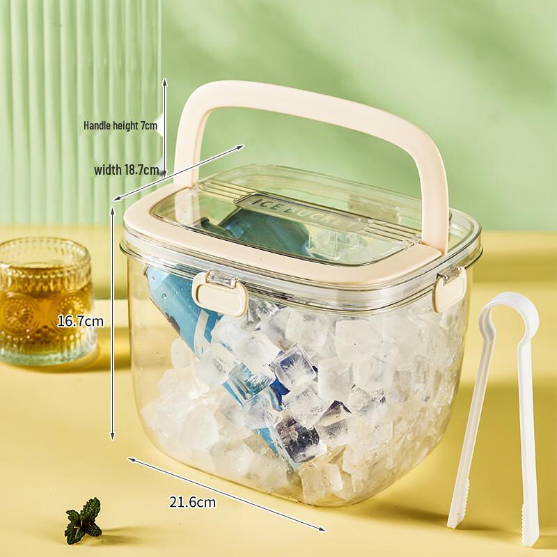 

Silicone Ice Cube Tray with Portable Ice Bucket