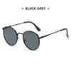 Women Men Sunglases Round Sun Glasses New Women's Metal Frame Fishing Glasses Eyewear UV400 Shades for Lady
