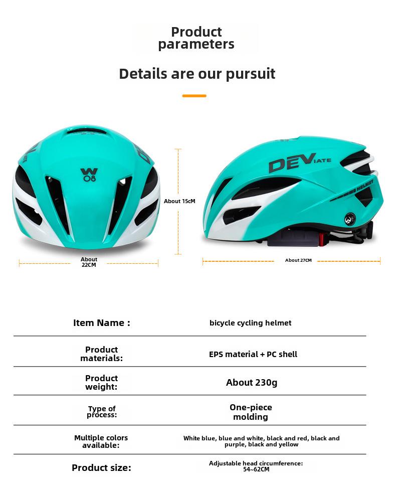DEVIATE Unisex Mountain & Road Cycling Helmet - Summer Edition