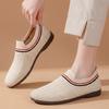 Women's Lightweight Slip-On Breathable Mesh Flats Casual Shoes Flexible Sole Comfortable Walking Footwear for Daily Use