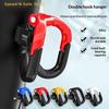 Universele Motorhelm Haak Houder Dubbele Legering Constructie Sterke Hanger voor Veilige Opslag in Garage of Reizen