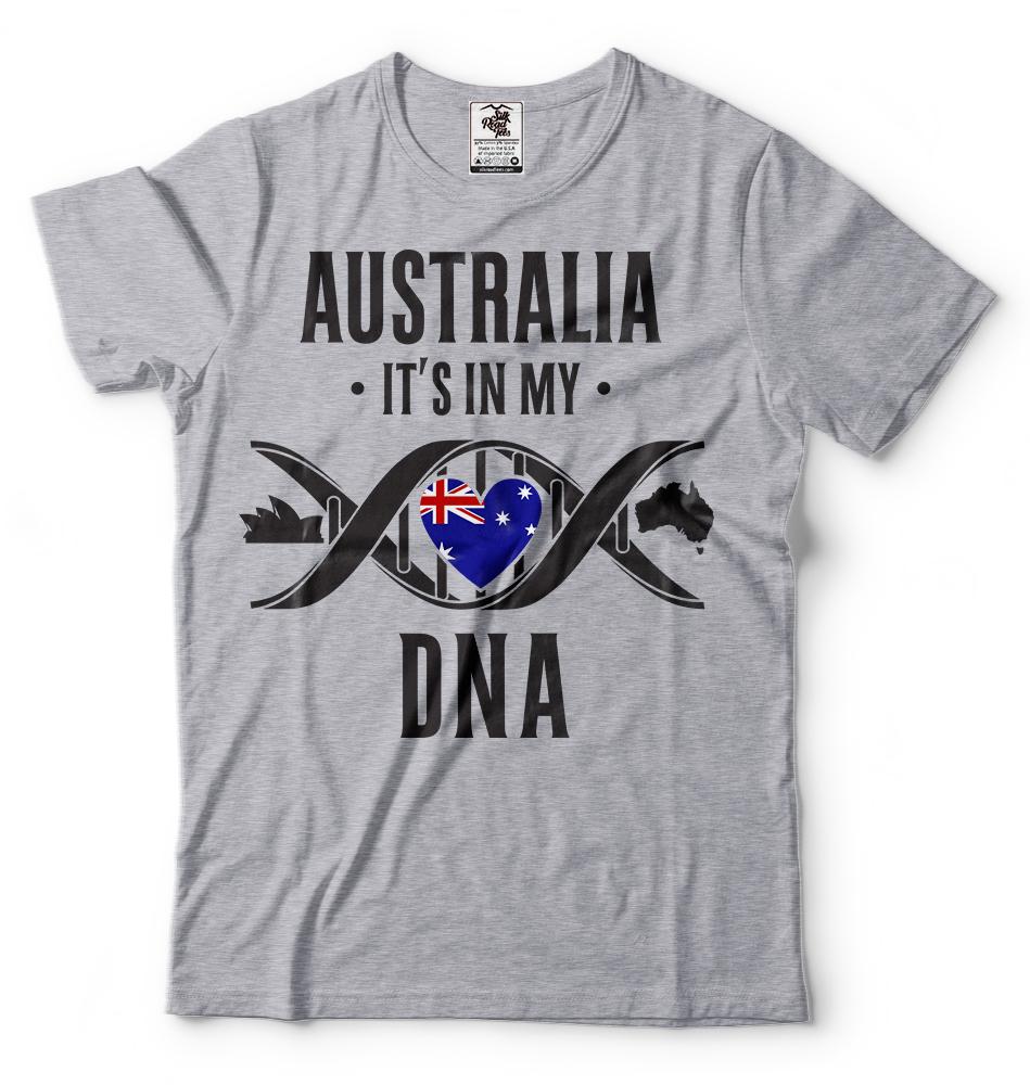 Australia T-shirt Heritage Tee Shirt Nationality Australia Independence Day Tee M