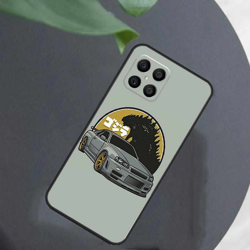 JDM Cars For Honor Magic 5 6 7 8 Pro Case For Honor 400 200 50 70 Lite X8c X8b X9a X9b X9c X9d Win RT