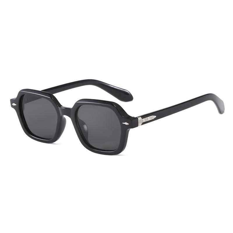 New high-end fashion versatile sunglasses men's European and American small frame square retro European and American sunglasses women
