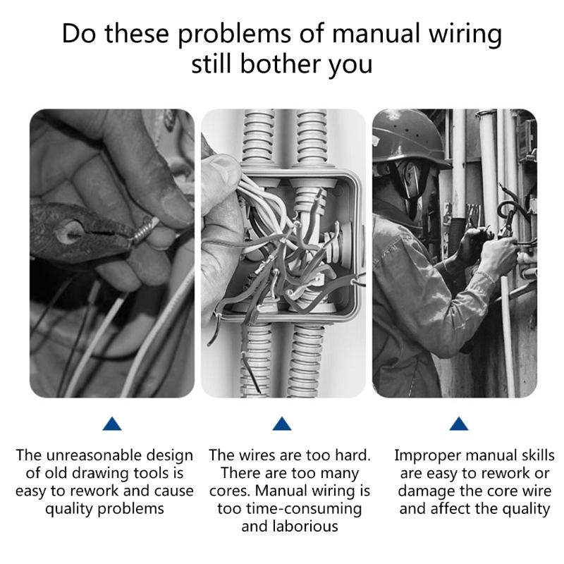 Convenient Wire Twisting Tool Quick and Easily Wire Twisting Tool Wire Stripper Save Energy in Electrical Project