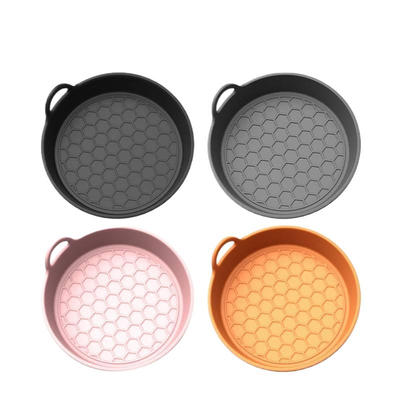 2Pcs Silicone Car Coasters - Non-Slip Heat-Resistant Design For Car Durable Eco-Friendly Spill-Proof Fits Most Cup Holders