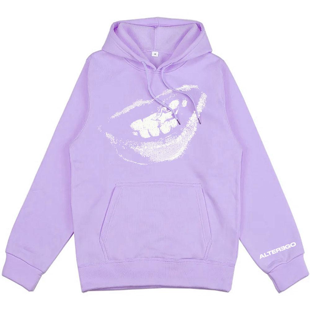 Lisa Alter Ego Roxi Hoodie Langarm Herren Kapuzenpullover Unisex Streetwear Koreanische Mädchenbandmitglied Pullover Herrenbekleidung