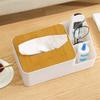 New Box Grid Tissue Dispenser Glove Box Plastic Paper Towel Holder Desktop Napkin Case Plastic Bamboo Paper Box Organizer
