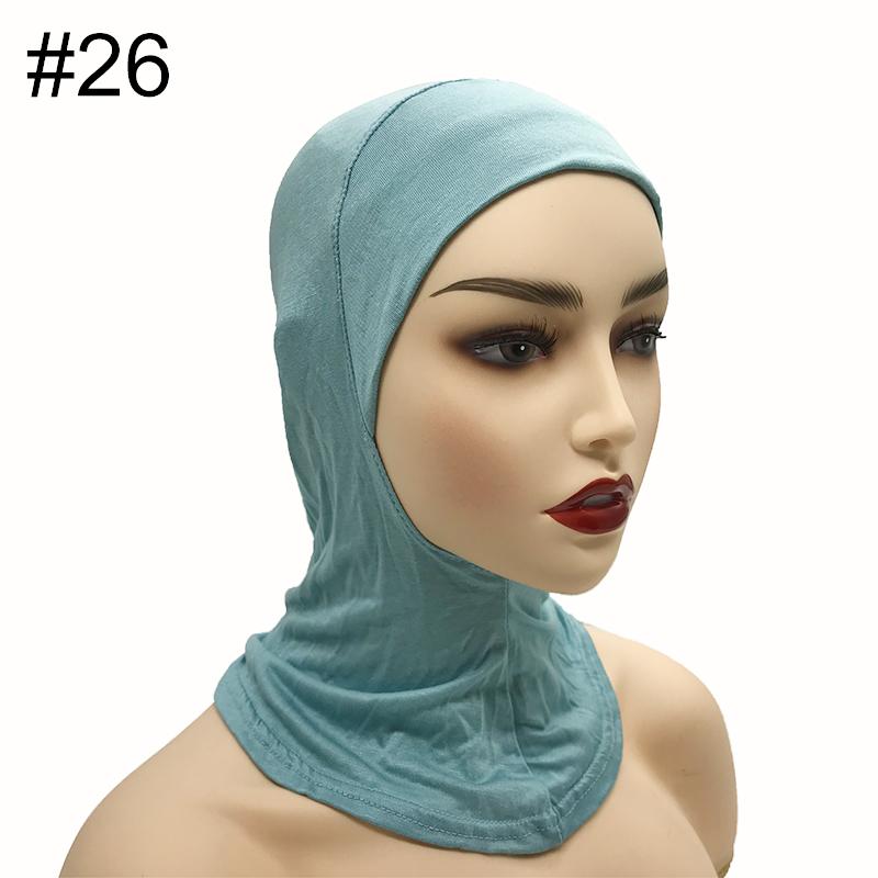 High Qualit Modal Muslim Women Ninjas Cap Full Cover Inner Hat Islamic Undercap Hijab Comfortable Bonnet Headcloth Neck Cover