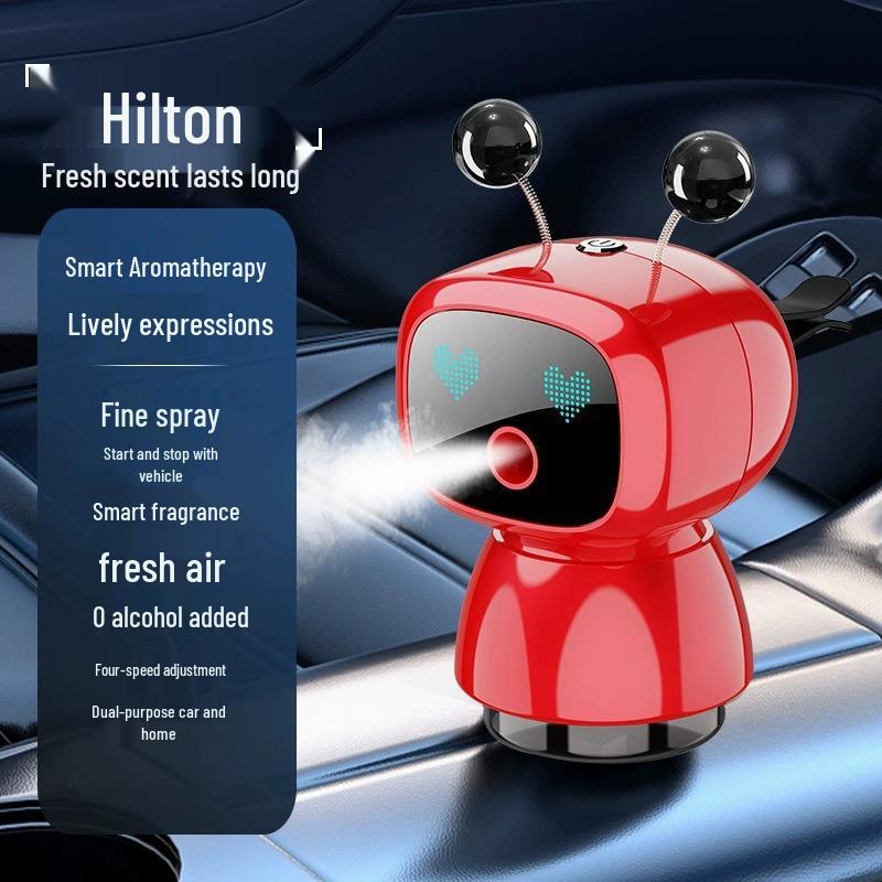 Lanxuan Intelligent Car Air Freshener: AI Robot Ornament & Long-Lasting Aroma