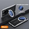 Leather Back Electroplated Soft TPU Case For HUAWEI Mate 80 Pro Max Mate 70 60 Pro Plus RS Camera Glass Film Hidden Bracket