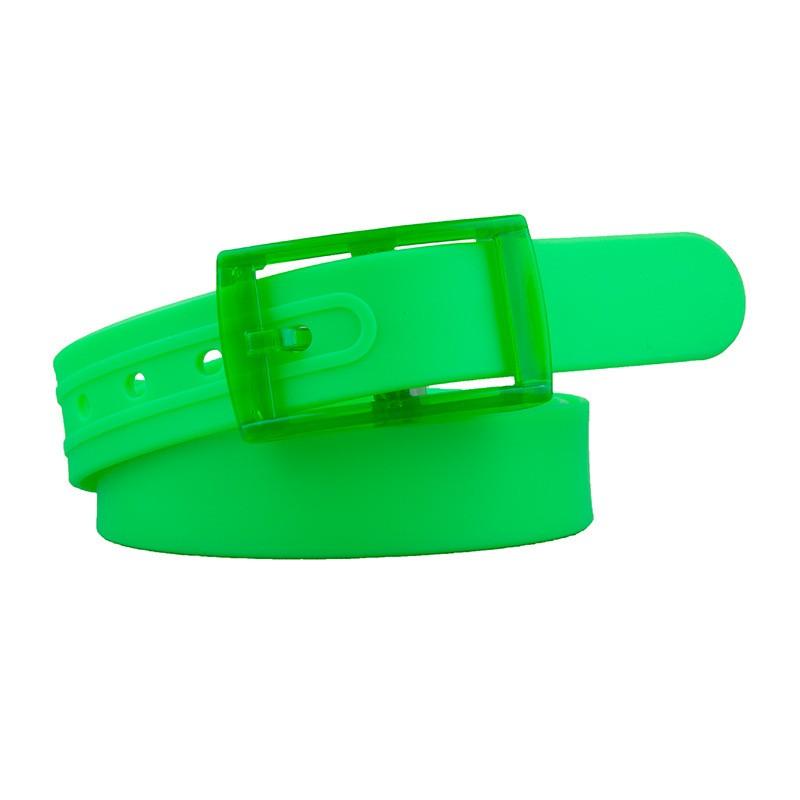 

Новый силиконовый ремень пластиковый ремень для мужчин и женщин One Size зелёный