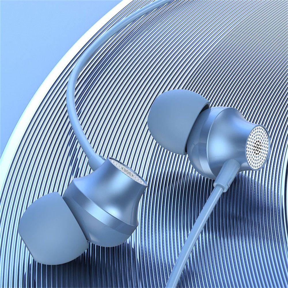 Bass For Smartphones with Mic 3.5MM Sport Headset In-Ear Earphones Wired Headphones Type-C Earbuds