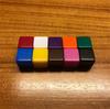 10 Stück 16mm Leere Würfel KTV Würfel Lackfrei Schlicht Gravierbar DIY Poker Würfel Brettspiel Lernwürfel 10 Farben