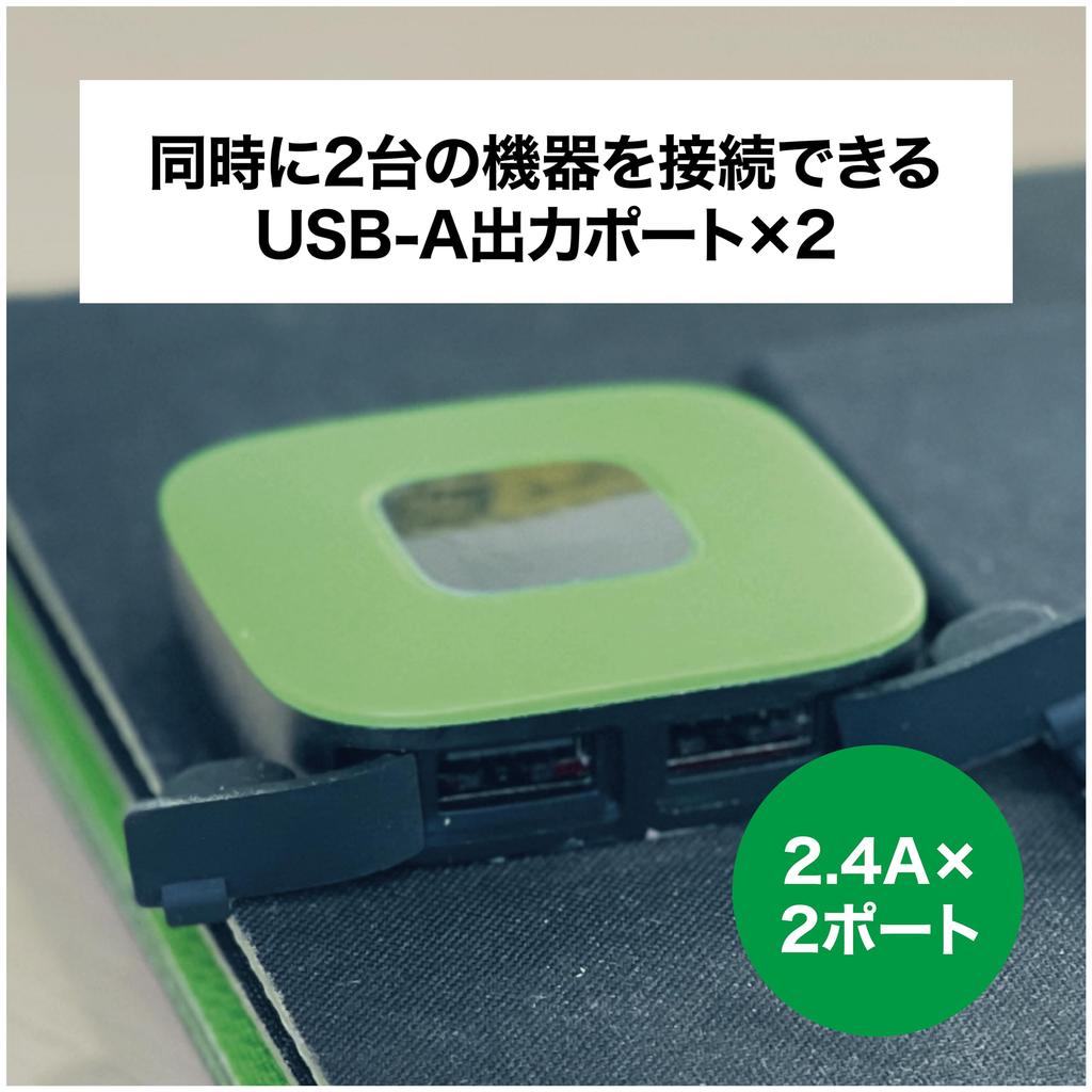 EXHEART Folding Solar Panel Powers While You Use It Hook Hole Simultaneous Connection of Two Ideal for Disaster Car and Emergency Solar Charger