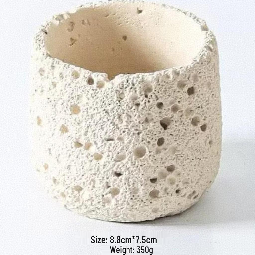 Cross-border Cement Texture Candle & Diffuser Cup - Decorative Aroma Container Ornament