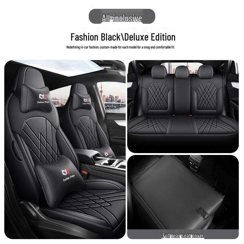 New Model Jianghuai Sihao A5 Full Leather Car Seat Cushion - Universal, All-Season