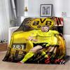 Borussia Dortmund BVB Team Spieler Wurfdecke, Freunde Stil Fußball Druck Weiche Flanelldecke für Fußballfans