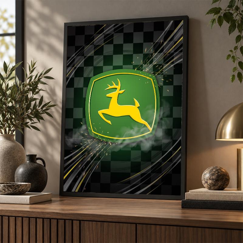 john deere Diamond Painting Kit 5D Full Drill DIY Diamond Mosaic Wall Art Home Decor