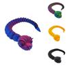 Adorable 3d Printed Snake Toy With Big Eyes For Creative Decor In Aquariums And Parties