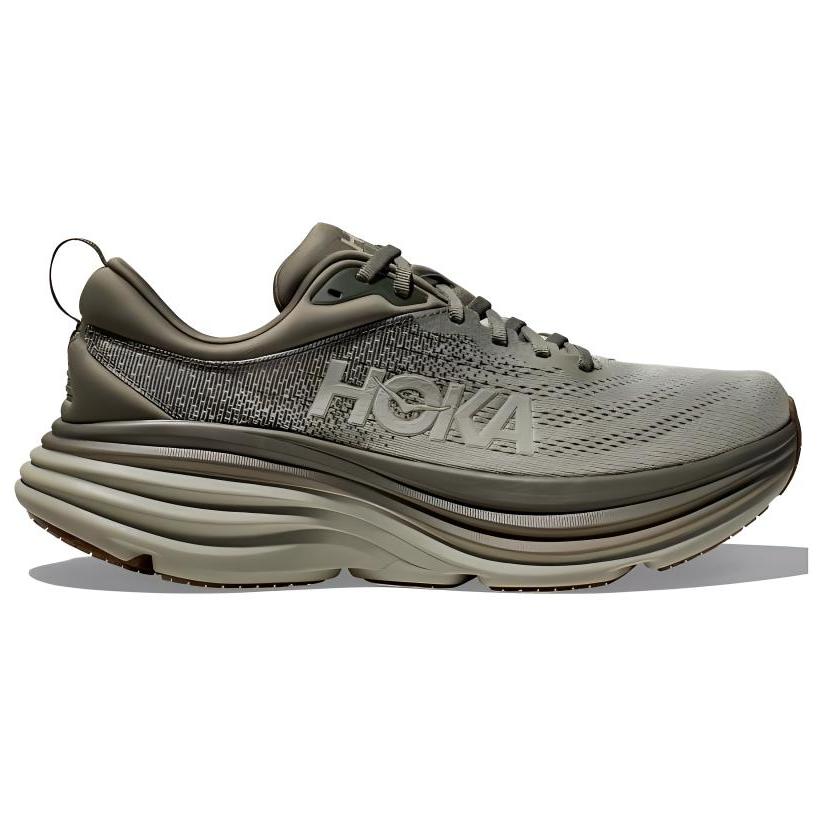 HOKA Bondi 8 Slate Gerst Heren Sneakers Groen 1123202-SBRL