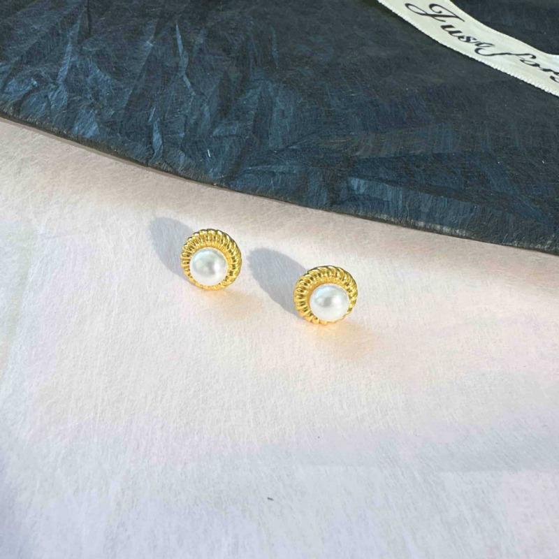 Daily Small Square Stainless Steel Metal Earrings Women Gold Silver Color Prevent Allergy Chic Simple Jewelry