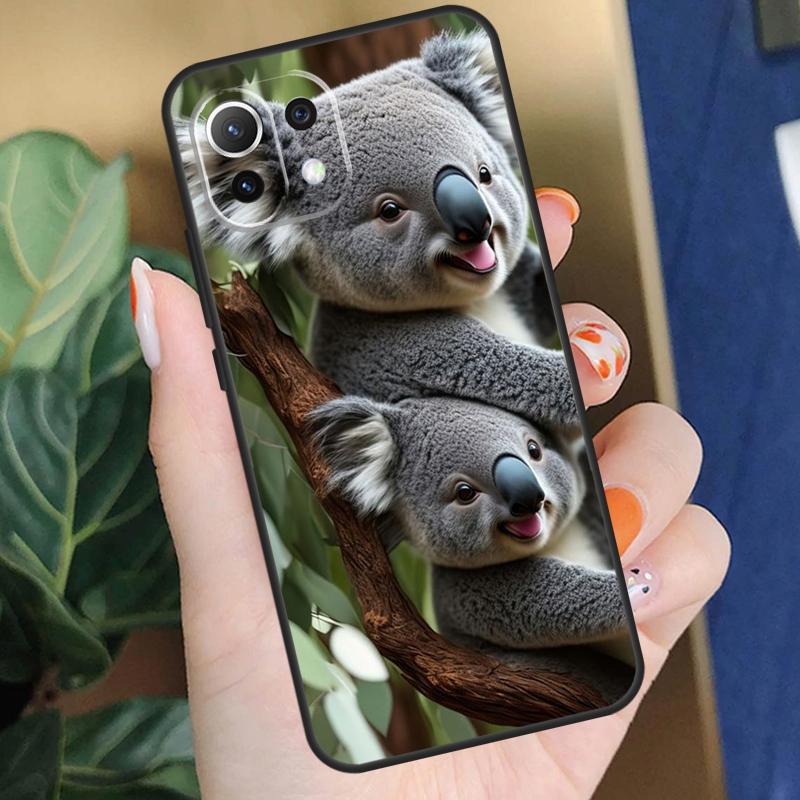 Koala Case For Xiaomi 15 14 Ultra 13T 14T 15T Pro 17 Pro Max POCO X7 Pro X5 X6 F5 F6 F7 F8 Coque