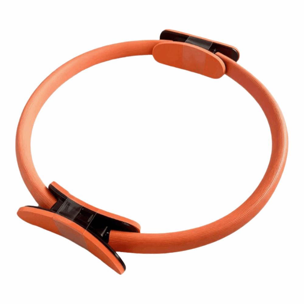 Fiberglass Pilates Ring Non-Slip Grip Resistance Circle Shaping Yoga Ring  Exercise Equipment